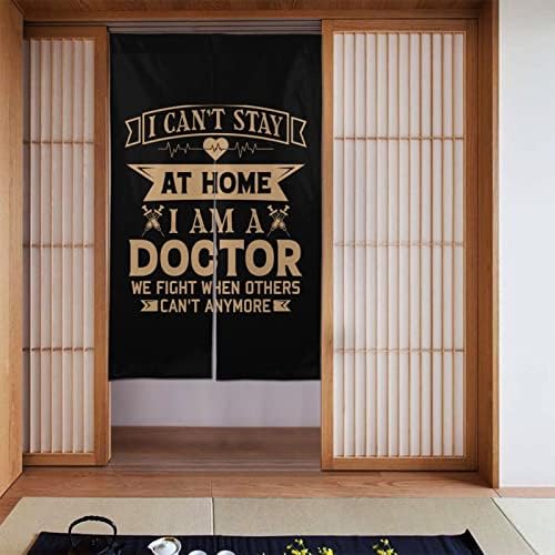 I Cant Stay At Home Doctor Blackout Curtain 34x56in