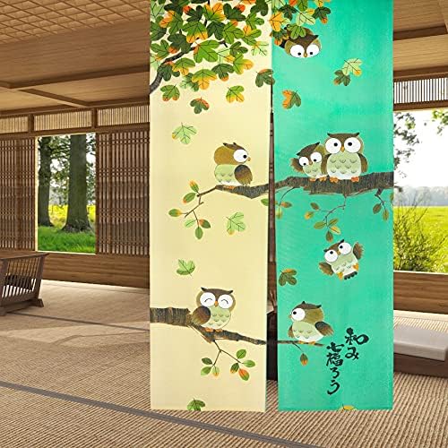LIGICKY Noren Door Curtain Japanese Style Printed Tapestry
