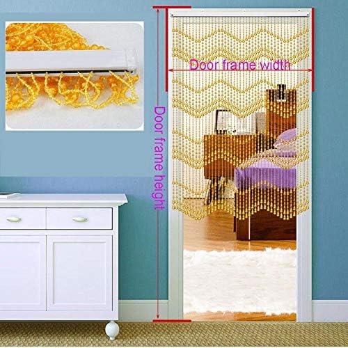 Beaded Curtain Acrylic Door Divider Panel