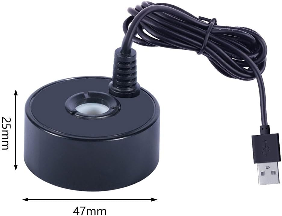Mini Mist Maker 5V USB Fountain Mister Fogger Black
