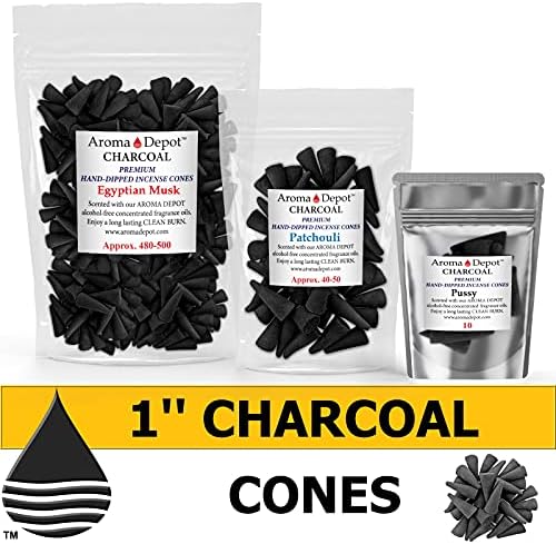 1 Inch Dragon Blood Incense Charcoal Cones 20 Pack