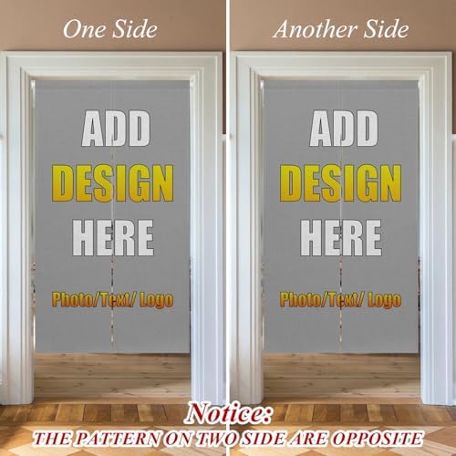 Customizable Japanese Double Sided Noren Door Curtain Panel