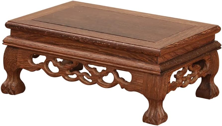 GOLDYWENDY Wooden Pedestal Stand for Vases and Statues