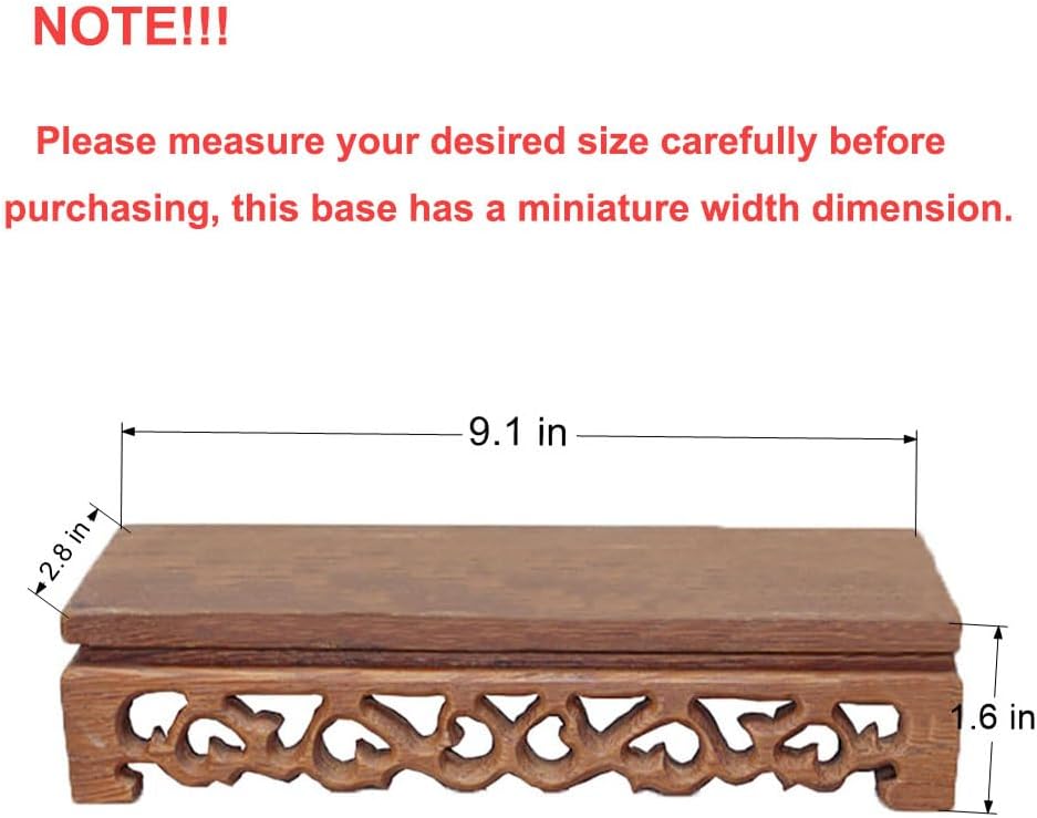 GOLDYWENDY Solid Rosewood Vase Display Stand