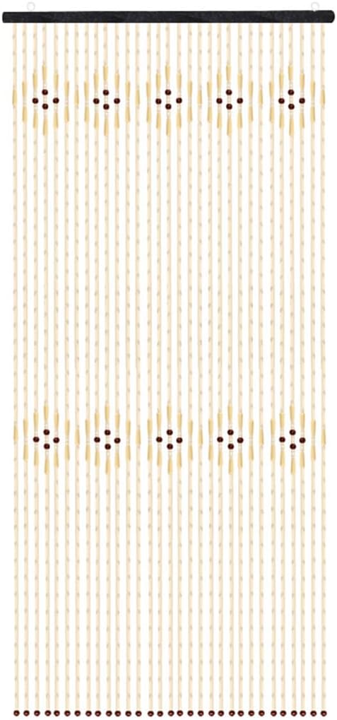GVILTY Bamboo Beaded Curtains for Doorway and Room Divider
