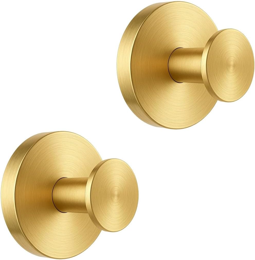 Suction Cup Wreath Hanger 15 Lbs Gold 2 Pack