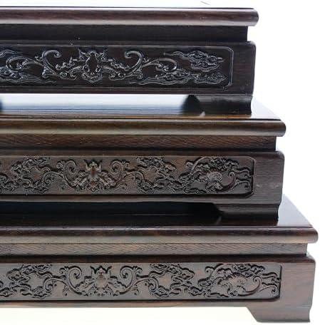 Chinese Rosewood Display Pedestal Stand