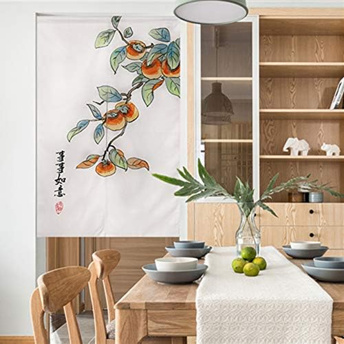 Japanese Noren Door Curtain Cotton Linen Wealth Design 33x59