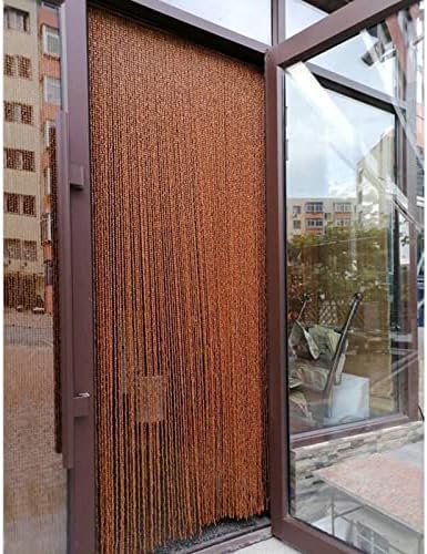 Bamboo Beaded Curtain for Doorways and Room Dividers