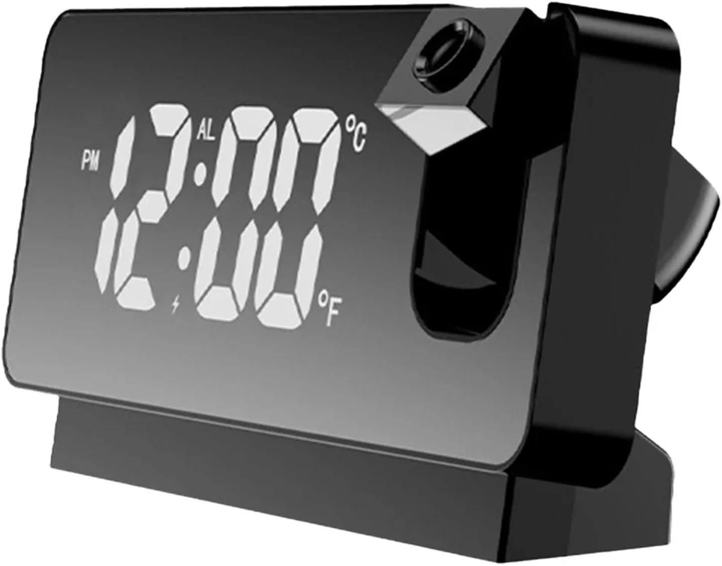 Digital Ceiling Projector Alarm Clock with Temperature Display