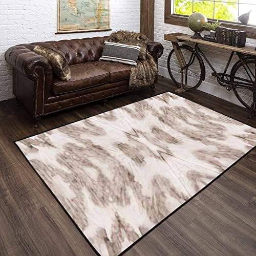 Modern 3D Area Rug With Abstract Bohemian Stripe Mauve Design