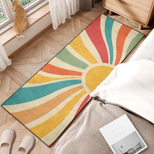 Arttown Vintage Boho Rainbow Runner Rug 2x6