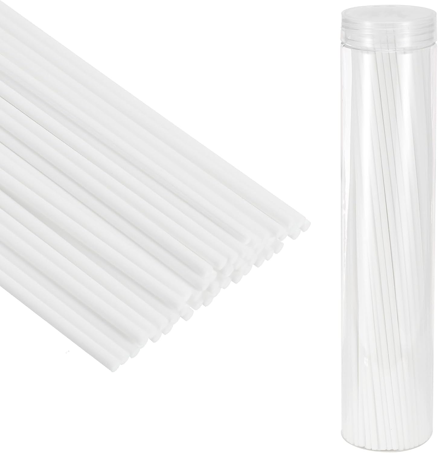 PATIKIL 30CM Reed Diffuser Stick 100 Pack with PET Bottle