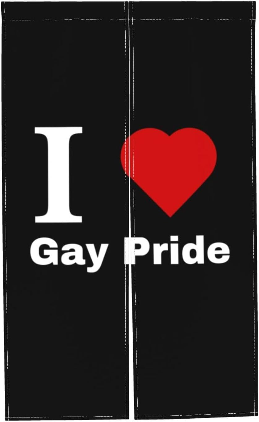 MULIHU Gay Pride Blackout Curtains for Doorway and Window