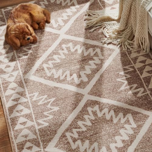 Boho Kitchen Runner Rug 2x10 Morroccan Trellis Design