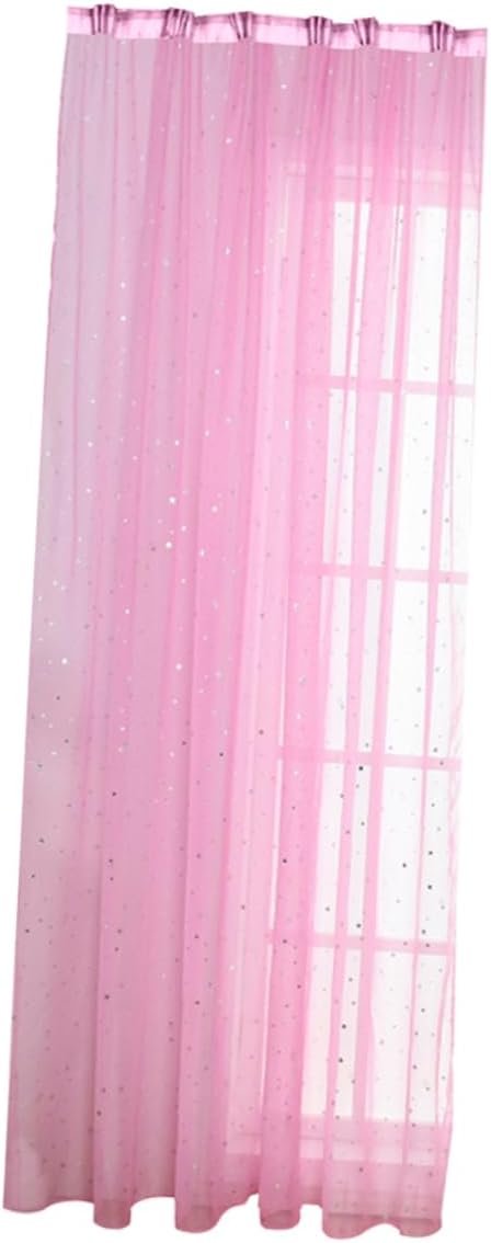 Beautiful Pink Tulle Curtains for Home Decor