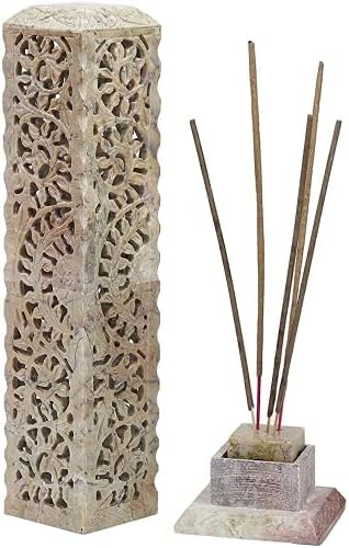 Carry Me Handmade Marble Soapstone Incense Stick Holder