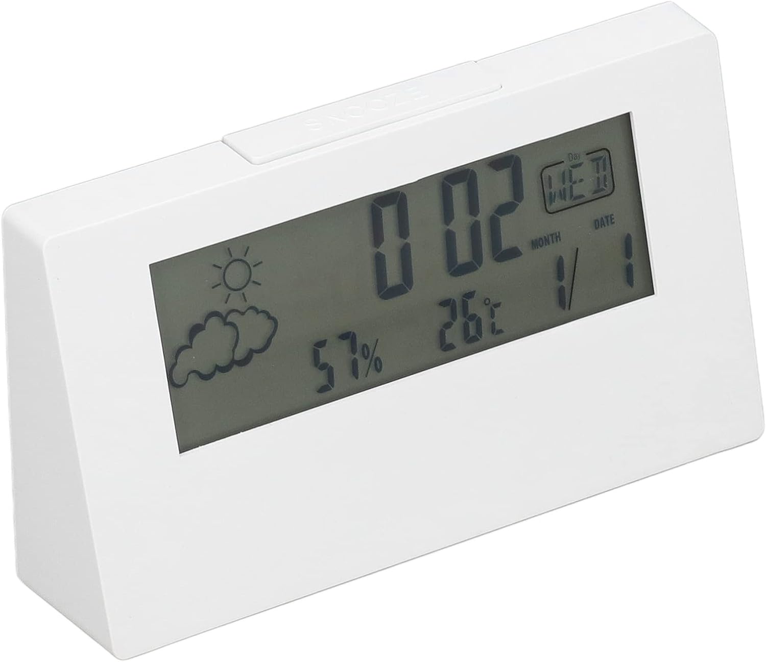 Greensen Multifunction Digital Alarm Clock with Temperature and Humidity Display