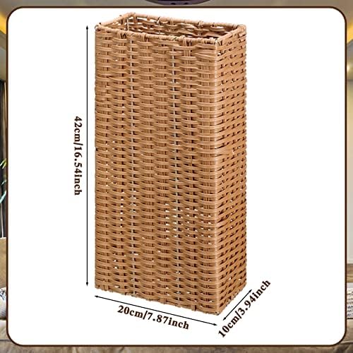 Weysat Woven Rectangular Umbrella Stand for Entryway