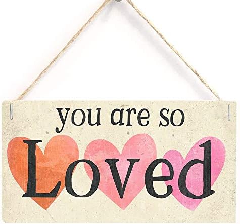 POWERMAZ You Are So Loved Wall Sign 12x6
