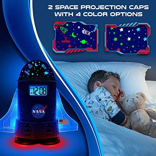 Sharp NASA Space Shuttle Alarm Clock with Night Light