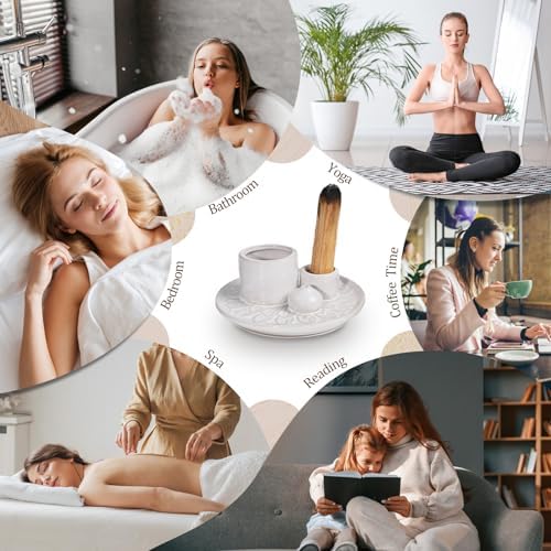 4 in 1 Incense Burner Holder for Meditation and Yoga Room
