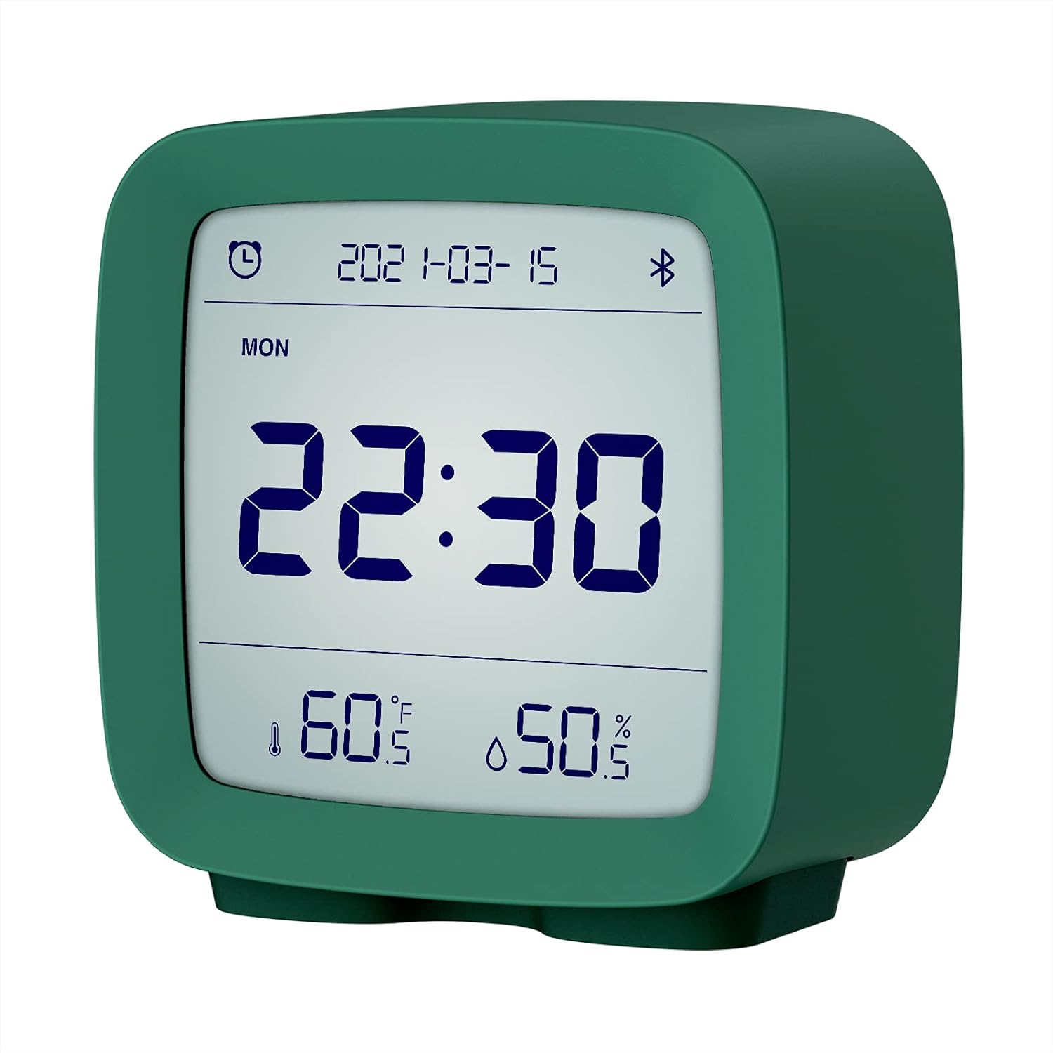 Qingping Smart Bluetooth Alarm Clock with Temperature and Humidity Display