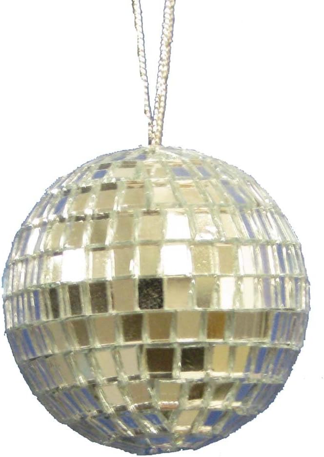 Kurt Adler 4 Inch Mirror Balls 4 Piece Set