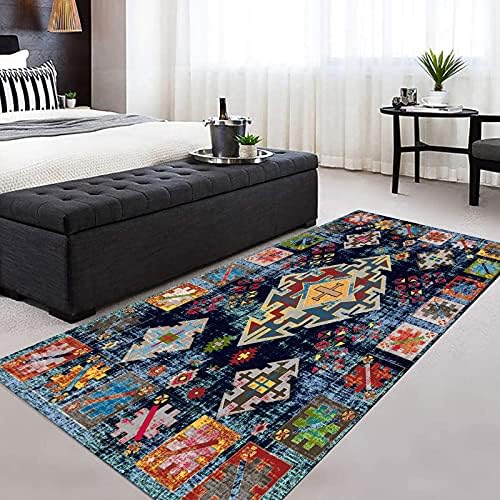 Colorful Rug Runner for Bedroom and Kitchen