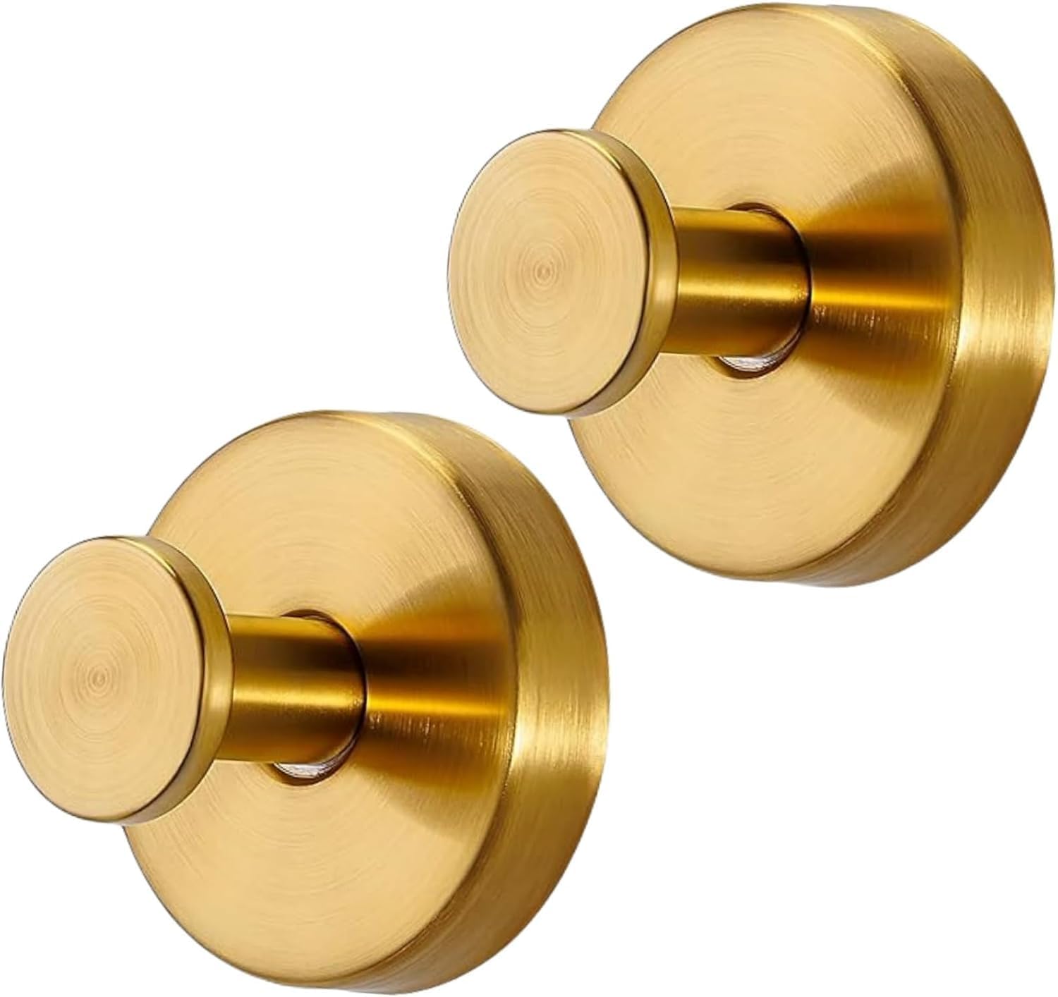 Suction Cup Wreath Hanger 15 Lbs Gold 2 Pack