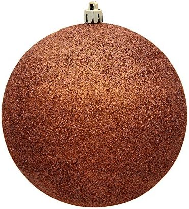 Vickerman 6 Inch Copper Glitter Ball Ornament
