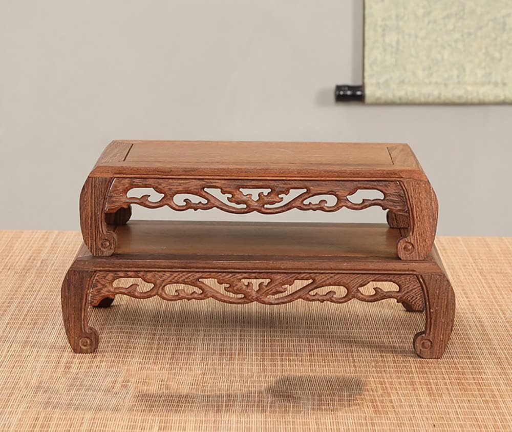 Oriental Chicken Wing Wood Pedestal Stand