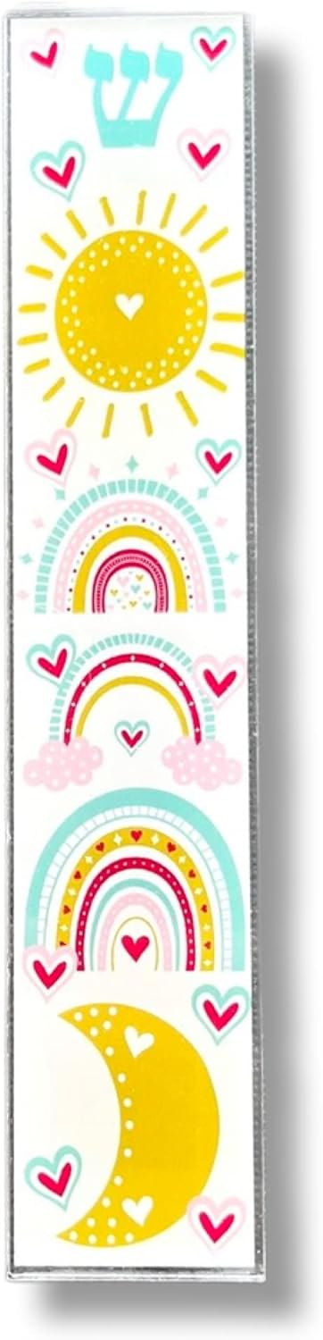 Childrens Mezuzah Scroll Cases with Waterproof Design