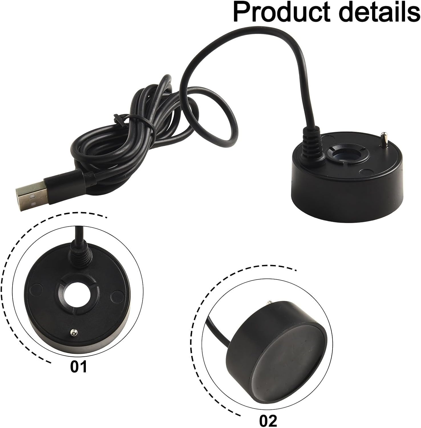 JurwheeR 5V USB Mister Fogger for Indoor Fountain