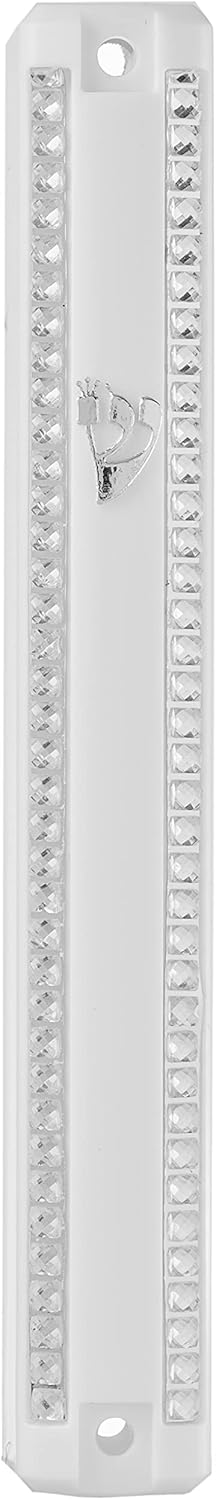 Art Judaica Mezuzah Case Holder with Stones