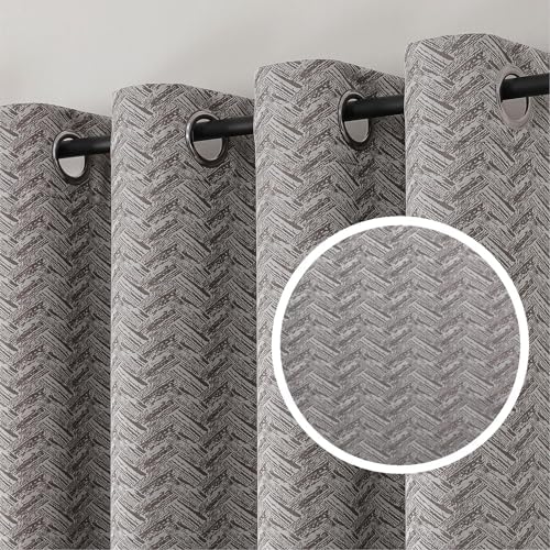 BULLPRINCESS Grommet Blackout Curtains 52x63 inch Panels