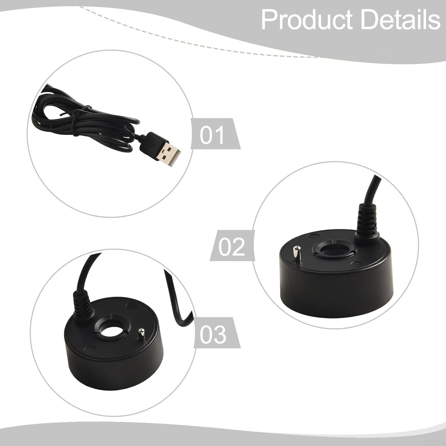 JurwheeR 5V USB Mister Fogger for Indoor Fountain