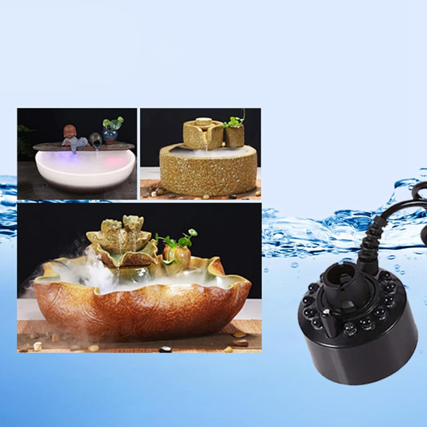 PerGar Mist Maker for Indoor Fountains and Decor