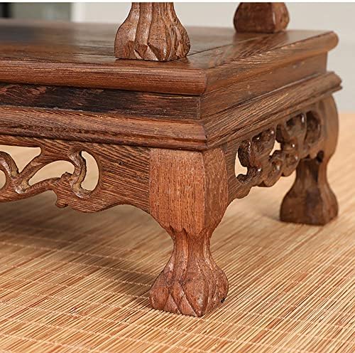 GOLDYWENDY Wooden Pedestal Stand for Vases and Statues