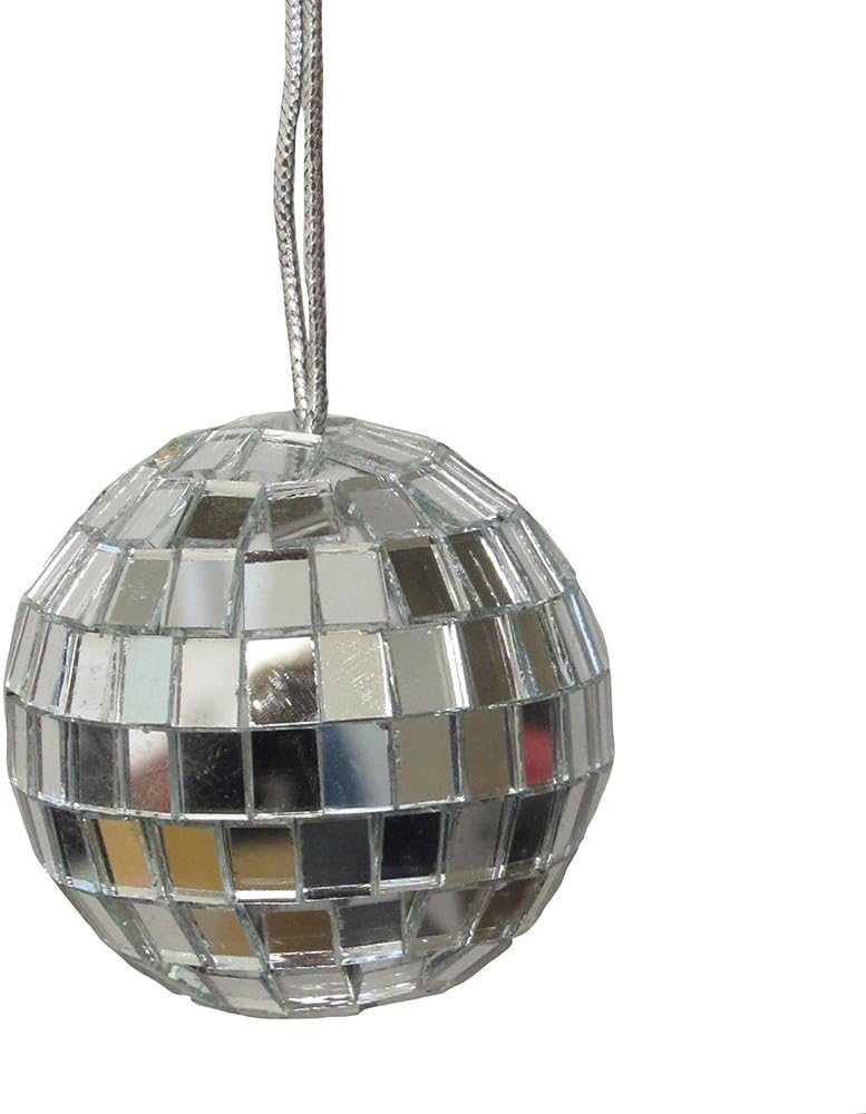 Kurt Adler 4 Inch Mirror Balls 4 Piece Set