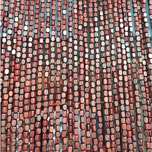 Natural Bamboo Beaded Curtain Panel