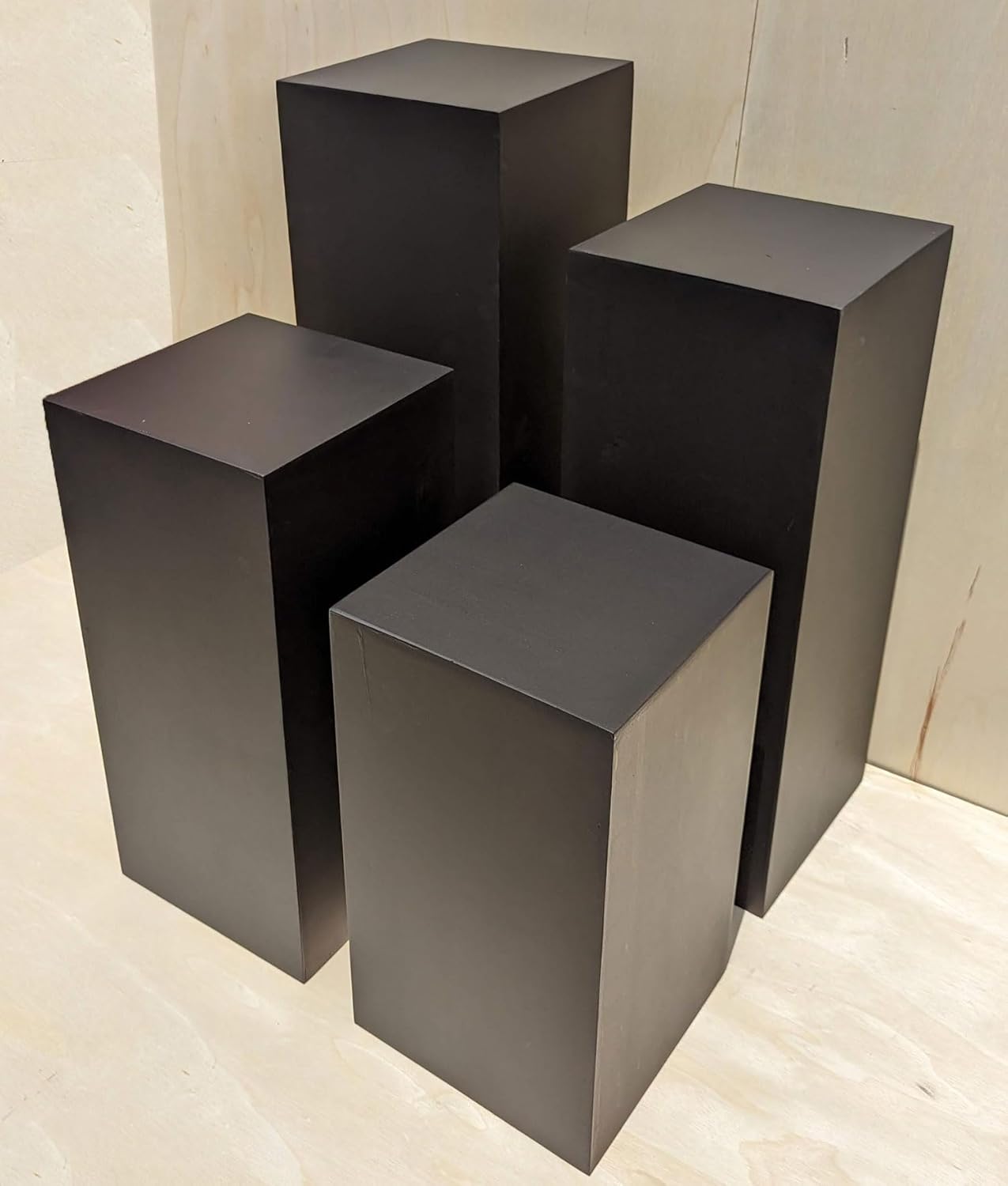 Generic 36 x 12 x 12 Matte Black Display Stand