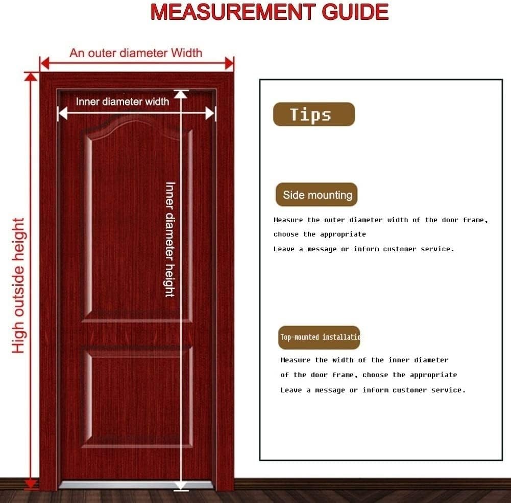 ZHANGQINGXIU Wooden Bead Door Curtain Decor Panel