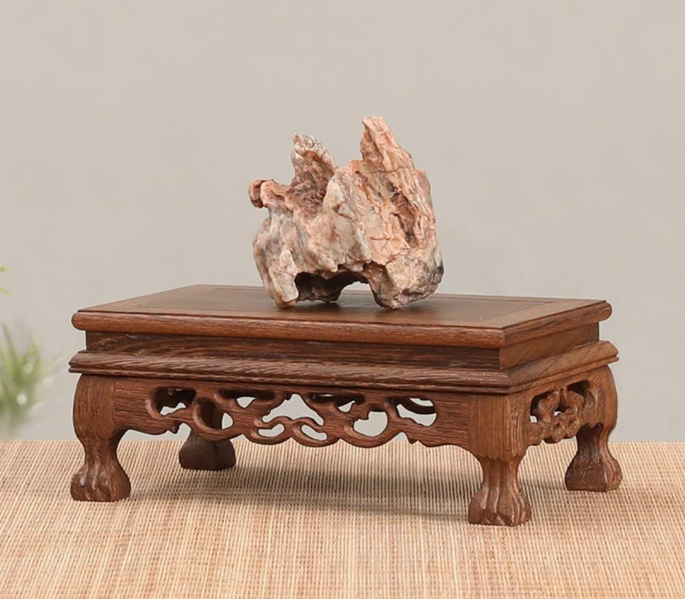 GOLDYWENDY Wooden Pedestal Stand for Vases and Statues