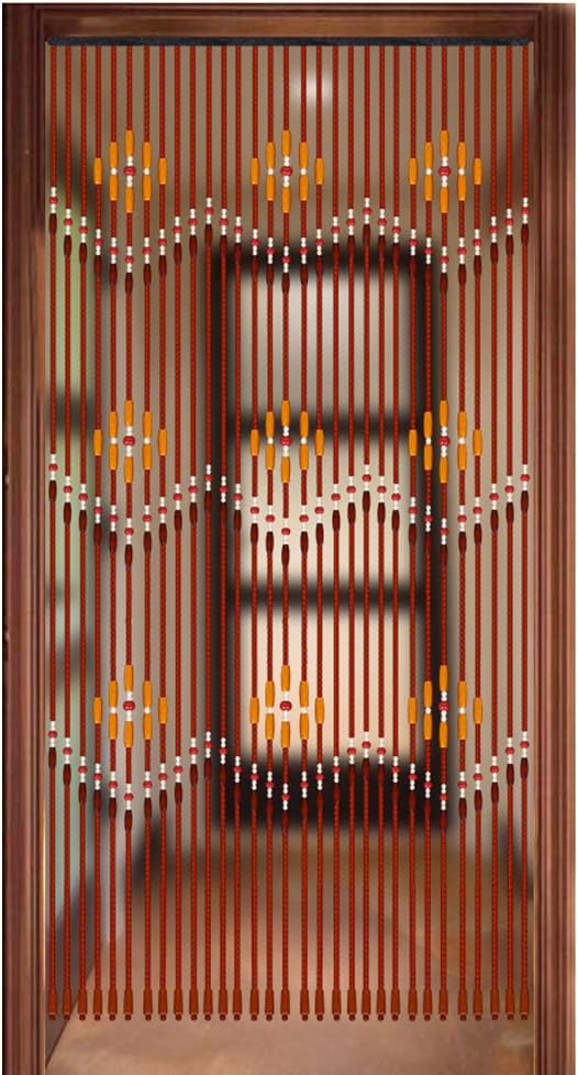 Natural Wood Beaded Curtain for Doorway