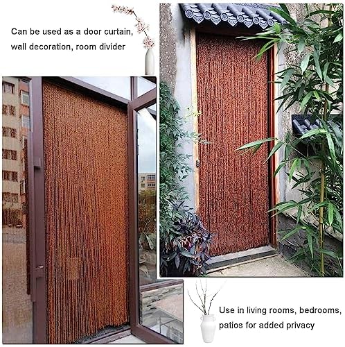 Wood Bamboo Beaded Curtain for Doorway
