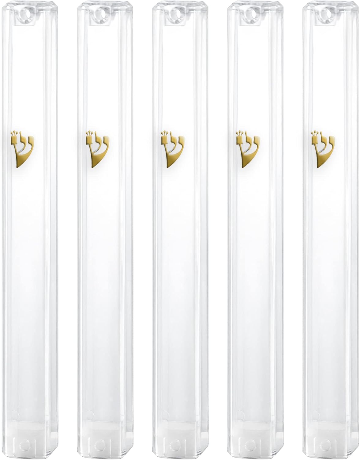 Mezuzah Case Holder Lot of 25 pcs Waterproof Silver Rectangle