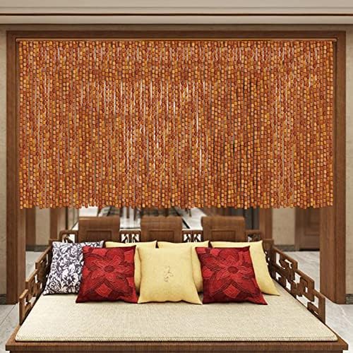 Natural Bamboo Beaded Curtain for Door and Window