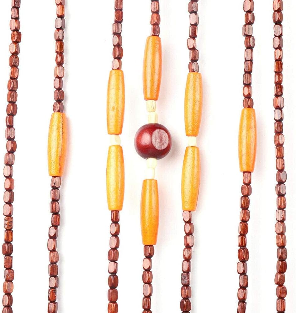 Wooden Beads Curtain 31 Strands Door Room Divider