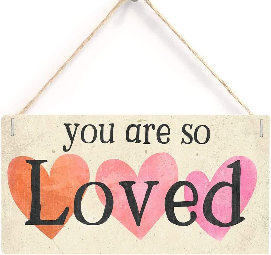 POWERMAZ You Are So Loved Wall Sign 12x6